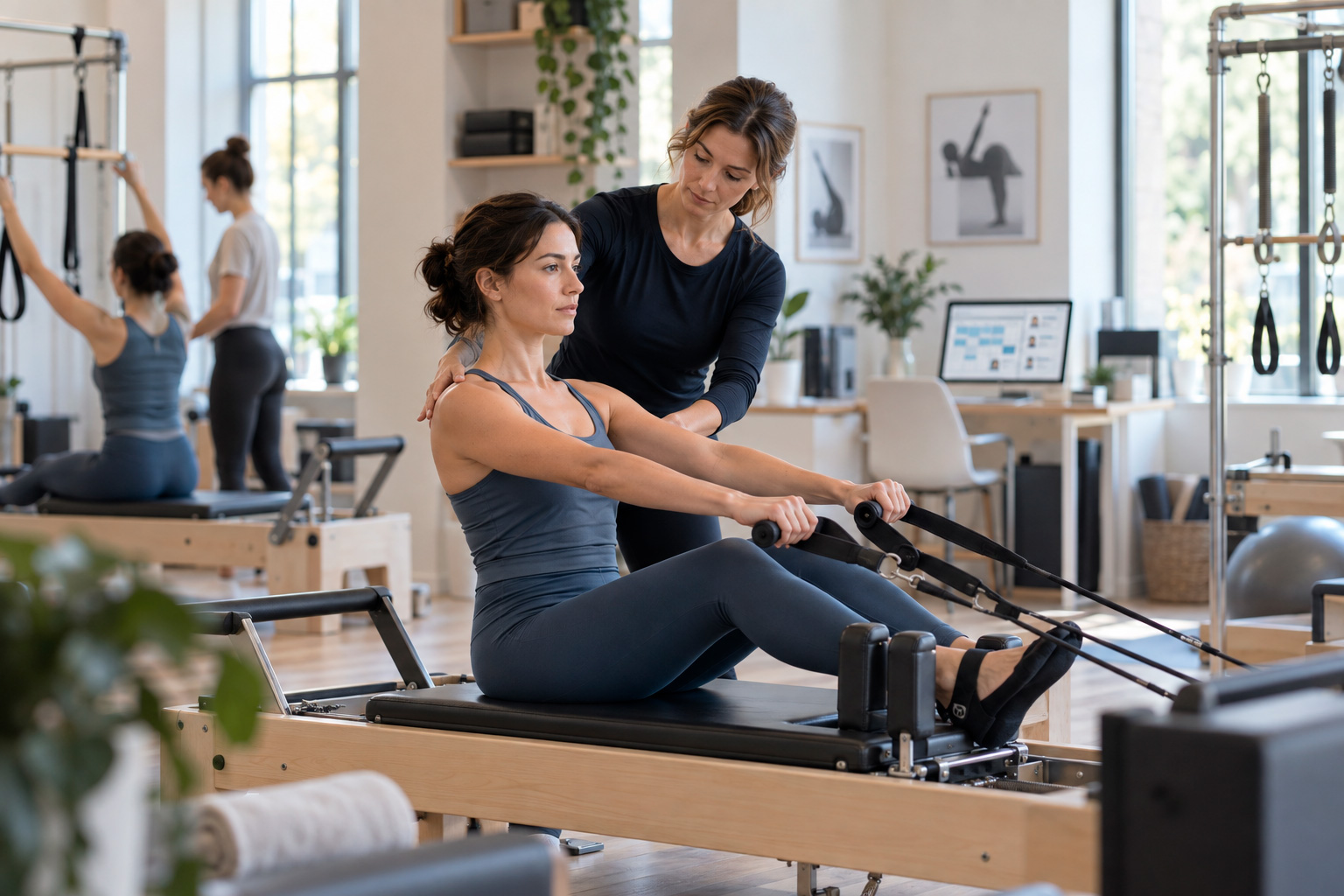 Sistema de gestión de Vitania Pilates Academy